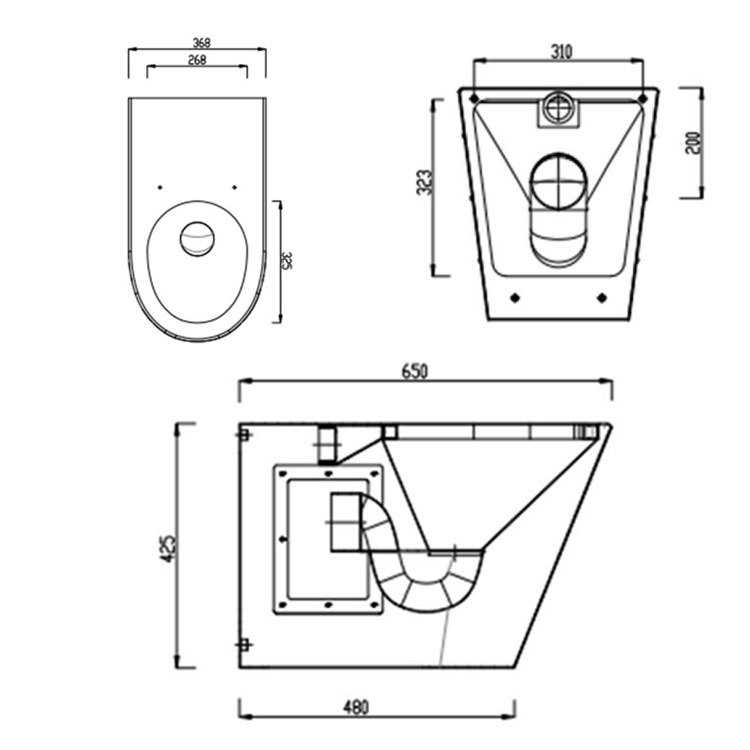 Customizable Public Bathroom China High Quality Silver Two Piece Stainless Steel Piss Wc Toilet