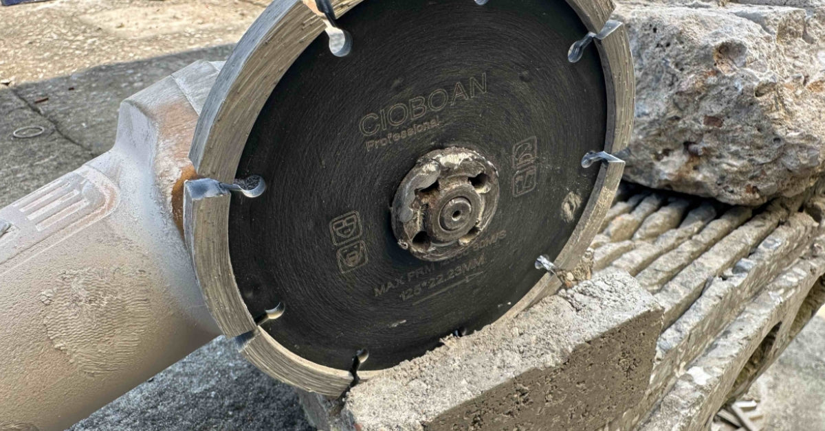 Breite 9.5 mm Fugenfrässcheib Profiqualität, Diamant Fugenfräser Frässcheibefür Mörtel Beton Mauerwerk und Putz. Durchmesser 125mm Breite 9.5 mm für Winkelschleifer Frässcheibe