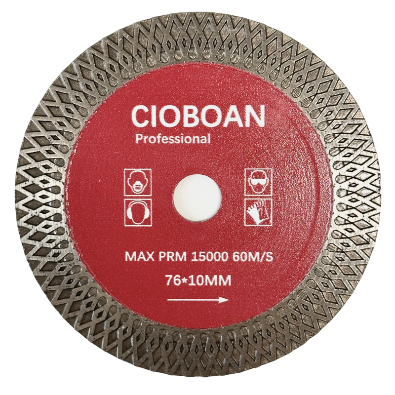 Diamantscheibe 76mm, Extra Dünne Diamant Trennscheiben für Harte Fliesen, Harter Stein - in Profi Qualität