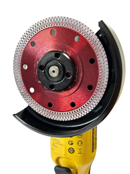 Diamantscheibe Set 2x 115mm, Extra Dünne Diamant Trennscheiben für Harte Fliesen, Harter Stein - in Profi Qualität