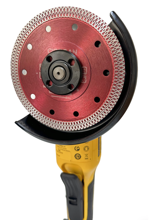 Diamanttrennscheibe 2x 125mm fliesen, Diamantscheibe feinsteinzeug, Trennscheibe, Extra Dünne flexscheibe for tiles, stein, Trockenschnitt/Nassschnitt - in Profi Qualität, Concrete disc