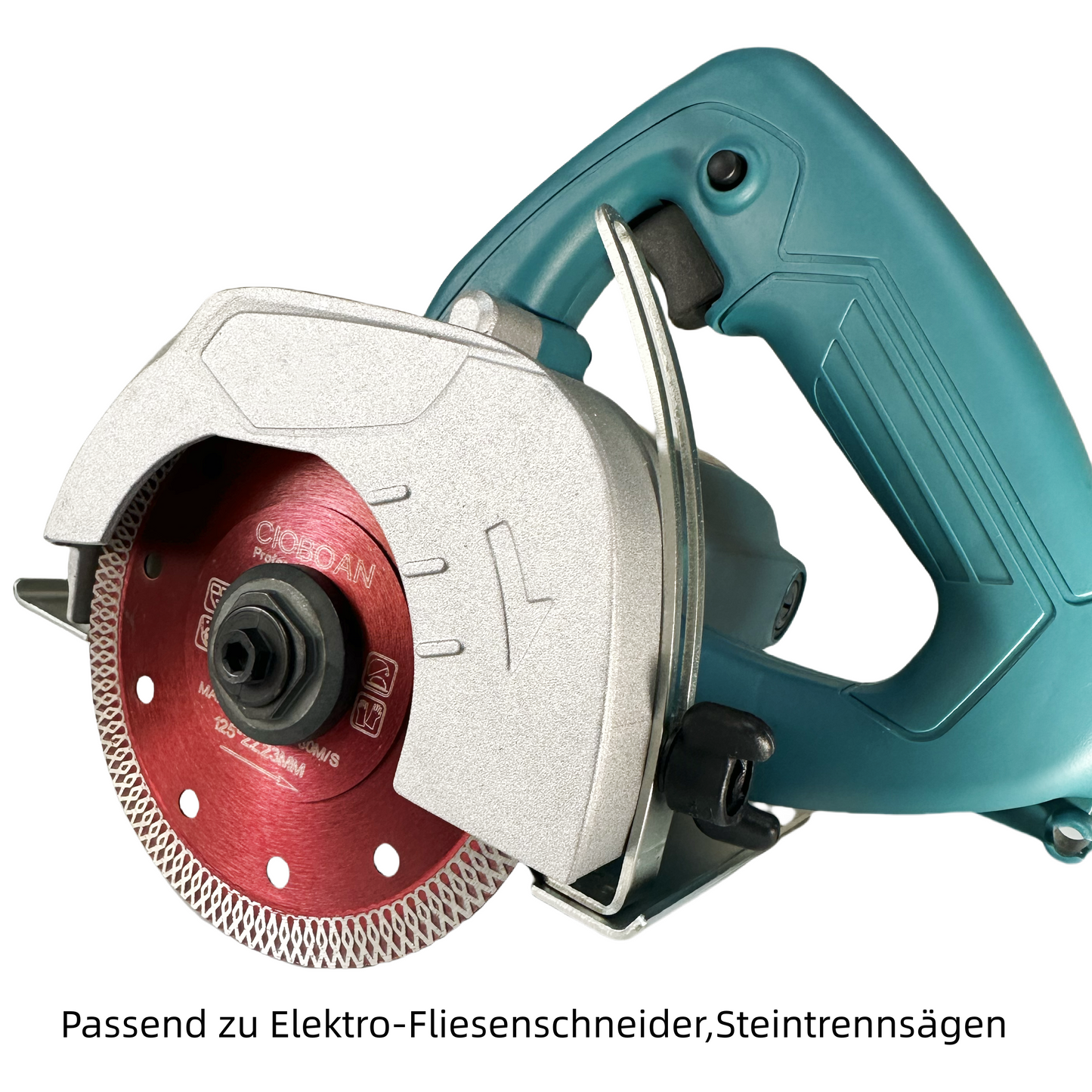 Diamanttrennscheibe 2x 125mm fliesen, Diamantscheibe feinsteinzeug, Trennscheibe, Extra Dünne flexscheibe for tiles, stein, Trockenschnitt/Nassschnitt - in Profi Qualität, Concrete disc