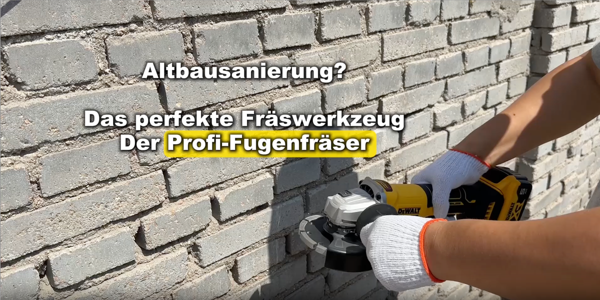 Diamant-Trennscheibe 125 mm Fugenfräser 8 mm Winkelschleifer